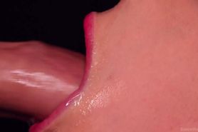 Upside Down Blowjob in Ultra Close Up
