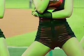 Hot KPOP Dance Team at Baseball Game