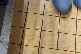 Young milf candid on knees