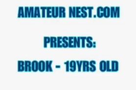 Brooke Daze - Undresses to show off her charms