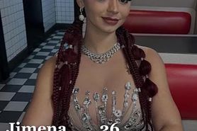 Ms T Big Butt Big Tits Tattooed Sexy Girl with Glasses 