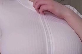 Curvy Caz titty reveal