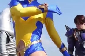 Asian super heroine Battels with wedgie