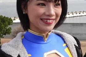 Asian super heroine Battels with wedgie