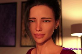 Stepmom With Huge Tits Rides Her Young Stepson in a Cal