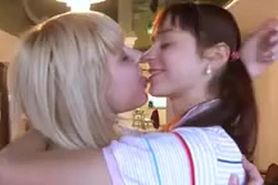 Natascha and Viki In Crazy Kissing