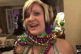 Mallory Elise  Foster showing off her big tits mardi gr