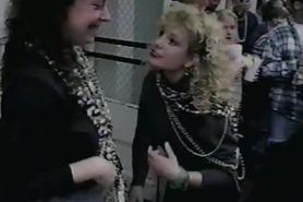 Karen Kanakis shows off her tits at mardi gras