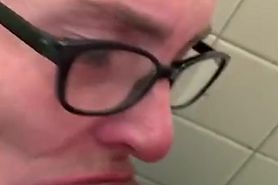 Blonde Glassed Cocksucker