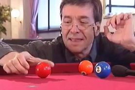 blond teen getting fucked by pool table