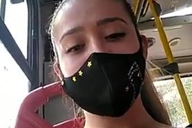 Sara_fun on public bus