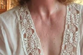 Cum Blast on Mature Wife Face