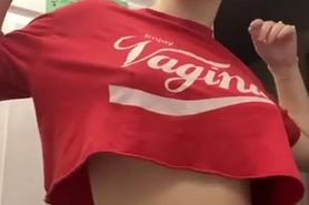 Webcam Girl Gets Naked and Gets Ready