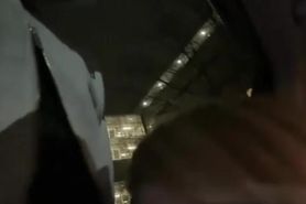 German blonde slut takes hard BBC pounding in public li