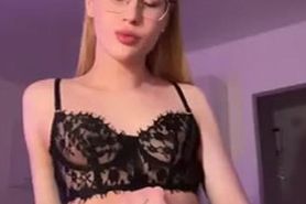 Blonde with huge