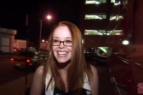 Kelsey Langill shows  her pretty pink nipples