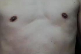 Stimulate the nipples and penis with holly spines