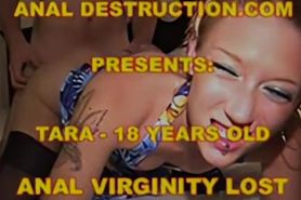 Tara - Anal cherry popped