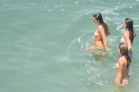 Girls in surf