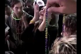 Allis0n Pattis0n showing her titties at mardi gras