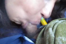 Gloria of Garland homeless teen paid to suck cock in a 