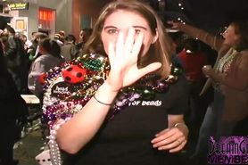 Letha Boudreaux flashes her cutie titties at mardi gras