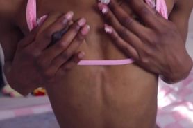 Fucking my 10inch dildo