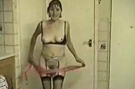 Claire licksit panty masturbating