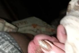 My girlfriend sleeping fingernails handjob pls comments