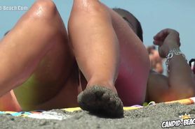 Casual display of tits slits and asses on beach