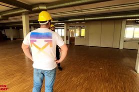 Rough Sex on Construction Site