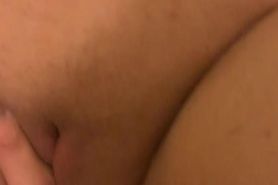 Horny fatass gets loose pussy played with