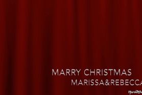 Marvel Charm Rebecca and Marissa fetish lesbian Christm