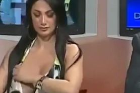 Sexy Italian TV host