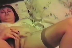 Vintage hairy masturbation
