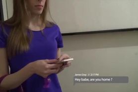 Venice tries out her new chastity belt a gift from her 