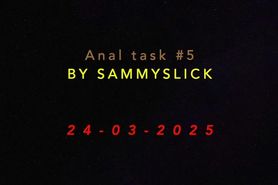 Deep Asshole stretching with toys