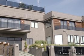 Trans cupid Jade Venus testing lesbian couple and fucki