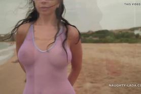 Naughty Lada purple Swimsuit