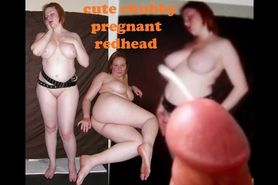 ginger pregnant cute big tits tribute