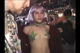 Alys0n Dugan Reidy shows off her painted tits