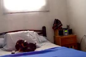 Young Woman caught masturbating