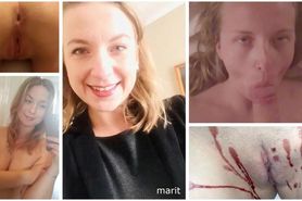 Marit-Anneke sucking cock