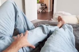 Playing with my boyfriend dick