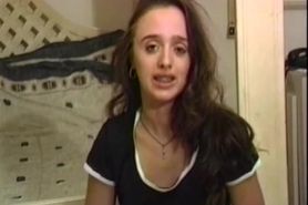 Horny Babe Swallows a Cum Load