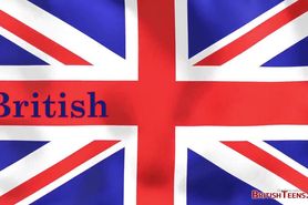 Dirty Little Uniformed UK Chav Teen Sucks A Room Of Old