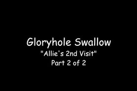 Gloryhole Swallow Catherine and Allie HOT Part 2