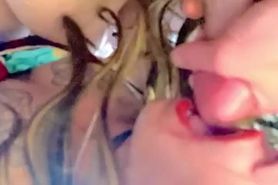 Sucking more cock and slowmotion cumshot Im mouth