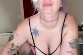 Harriet Royale Purple Hair BBW Sexy Girl Fucked by BBC