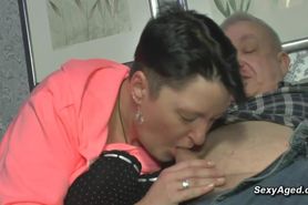 Real amateur German old couple Willi and Nicole S fucki